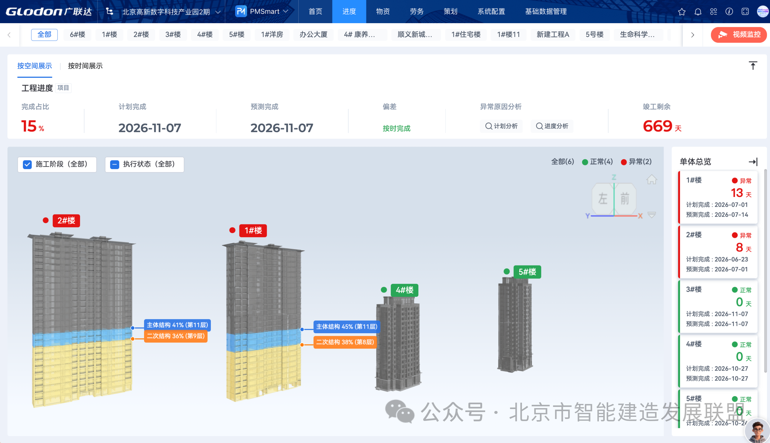 "2026北京市智能建造科技创新应用场景”发布 广联达PMSmar”项目应用成功入选